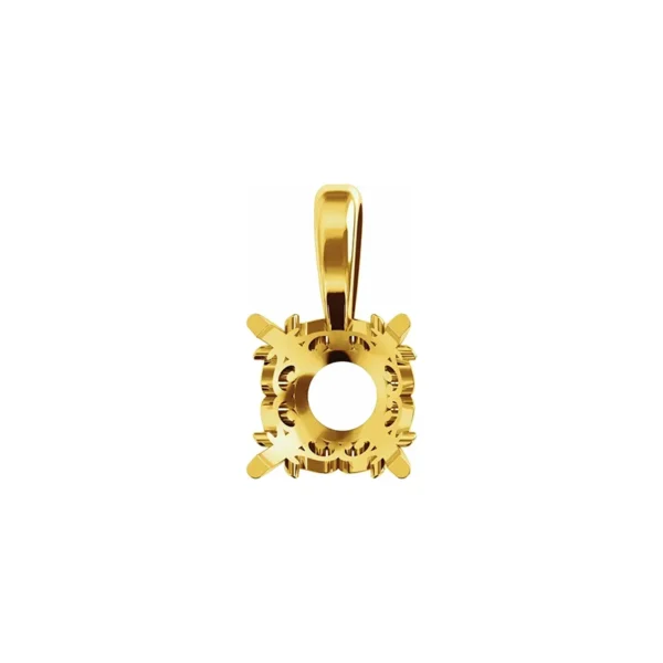 161110yt copy yellow gold vintage pendant