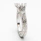 Art deco engagement ring mountubg