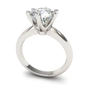 Tiffany style 6 prong solitaire ring setting only
