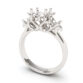 Vatche "Swan" 3 Stone Engagement Ring setting only without stone