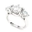 Diamond 6 prong trellis platinum ring mounting
