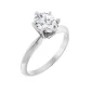 classic 6 prong oval tiffany ring setting 14k white gold