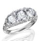 Vintage Edwardian diamond ring design in luxurious is an eye pleasing delight with rich filigree scrolls