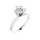 White Gold Solitaire Engagement Ring