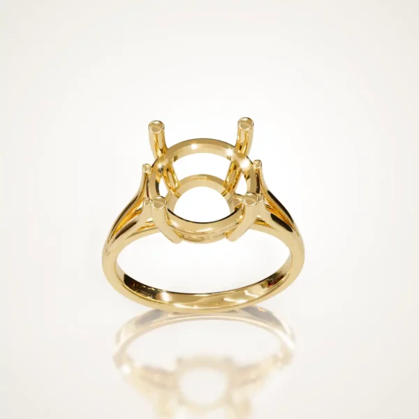 wire deisgn ring setting only for 12mm round