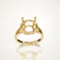 wire deisgn ring setting only for 12mm round