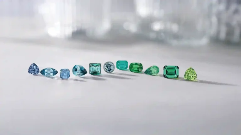 Colored Gemstone ble to green